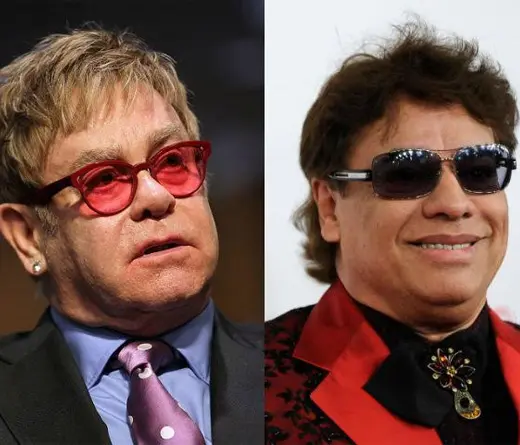 Juan Gabriel y Elton John quieren grabar un dueto pero el britnico pretende la mitad de las ganancias.
